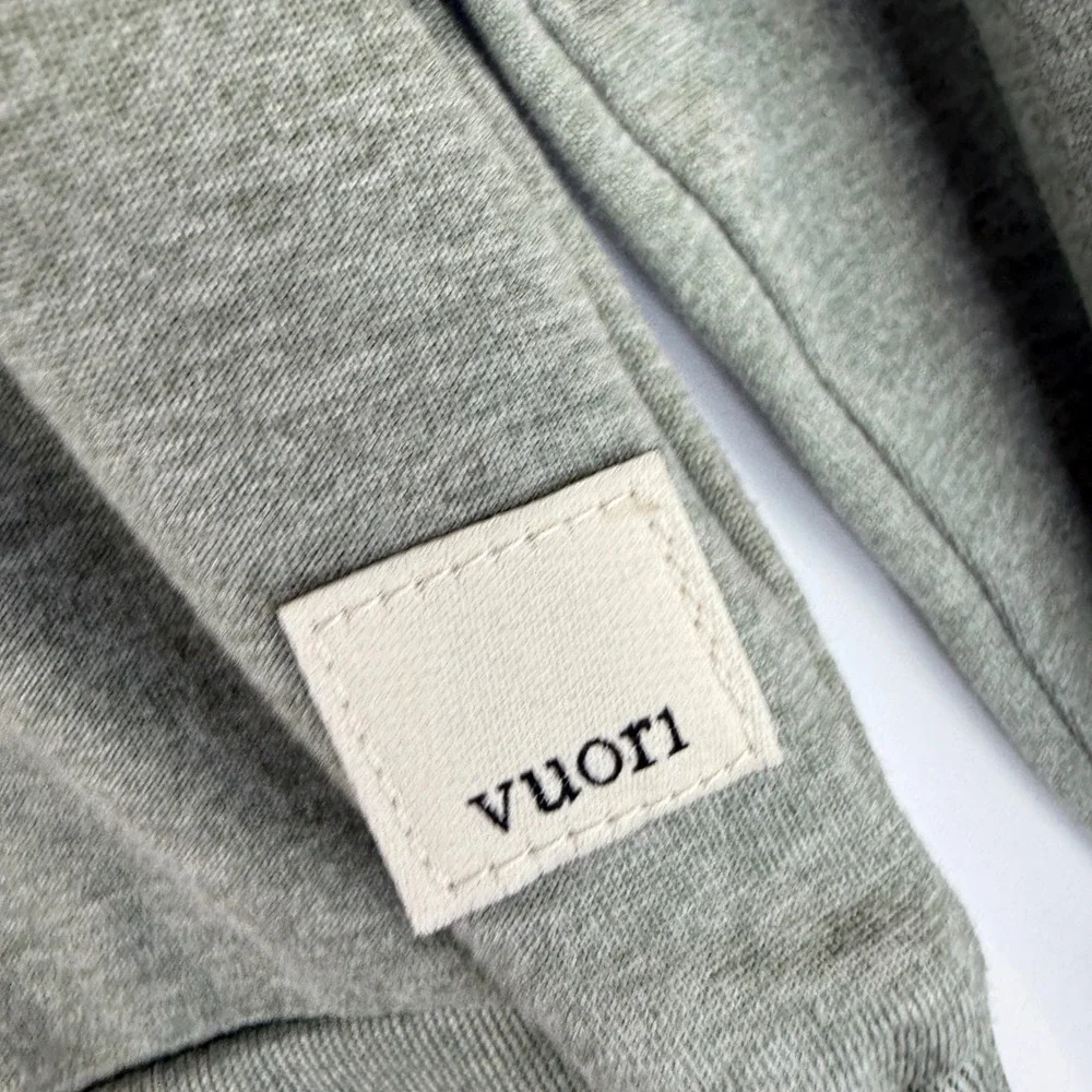 Vuori Daydream Crew Top Women S Green Heather VW133 Performance Stretch - Picture 5 of 9